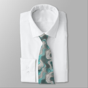 abstract pattern tie