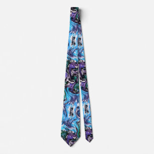 abstract pattern tie