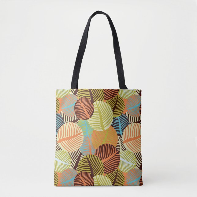 Abstract pattern tote bag (Front)