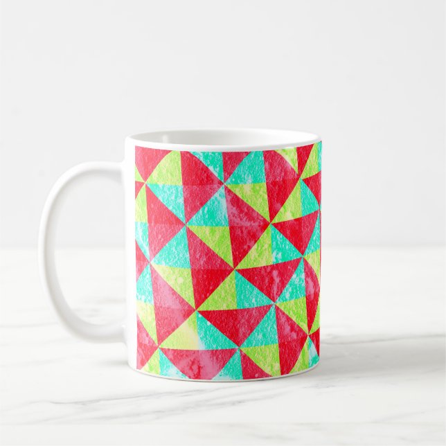 Abstract pattern wall texture backgroundabstract,  coffee mug (Left)