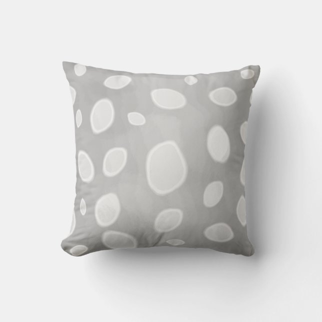 abstract pattern watercolor modern design pillow (Front)