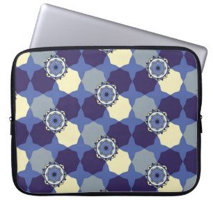 Abstract pattern with classic Arabic elementsabstr Laptop Sleeve