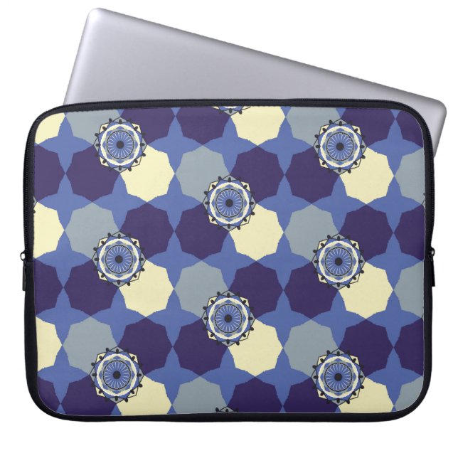 Abstract pattern with classic Arabic elementsabstr Laptop Sleeve (Front)