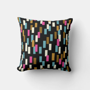Abstract pattern with textured geometric shapes. a cushion