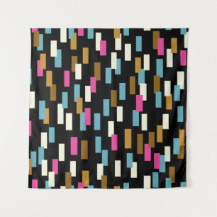 Abstract pattern with textured geometric shapes. a tapestry