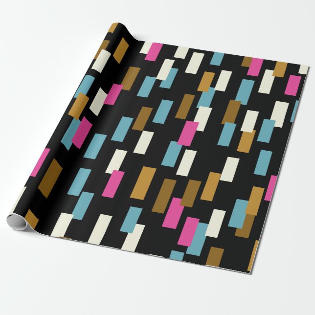 Abstract pattern with textured geometric shapes. a wrapping paper (Unrolled)