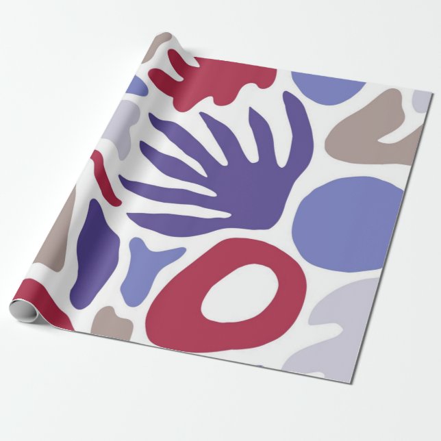 Abstract pattern wrapping paper (Unrolled)