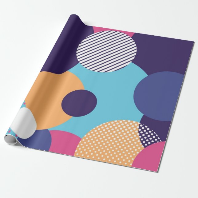 Abstract pattern wrapping paper (Unrolled)
