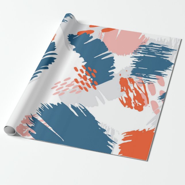 Abstract pattern wrapping paper (Unrolled)
