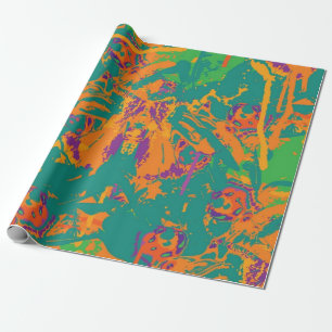 Abstract pattern wrapping paper