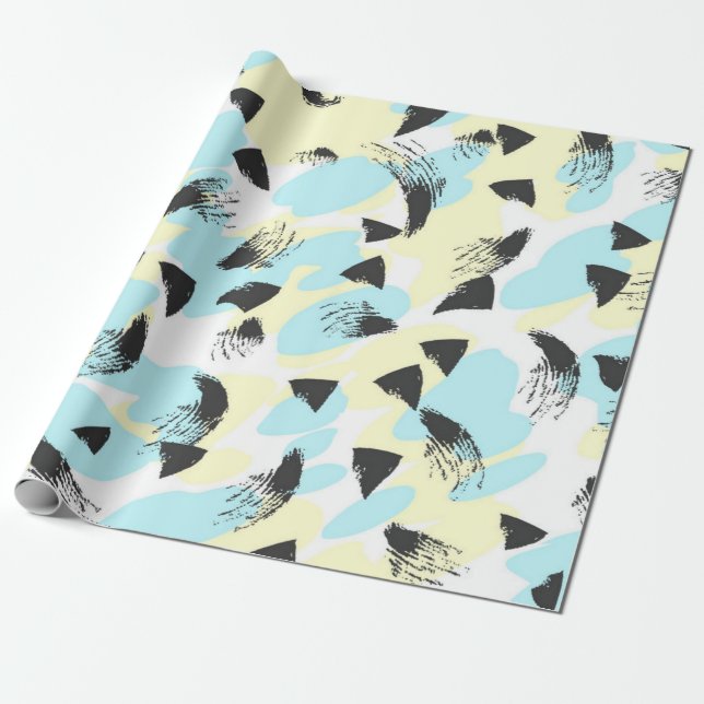 Abstract pattern wrapping paper (Unrolled)