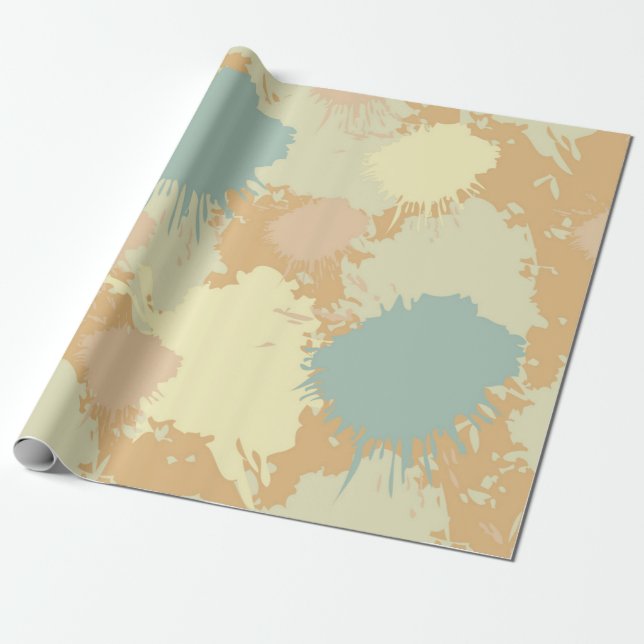 Abstract pattern wrapping paper (Unrolled)
