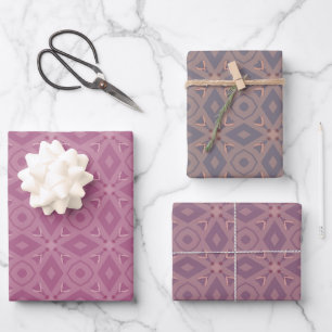 Abstract pattern wrapping paper sheet