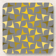 Abstract pattern yellow and grey