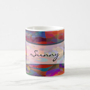 Abstract Pattern & your text Coffee Mug