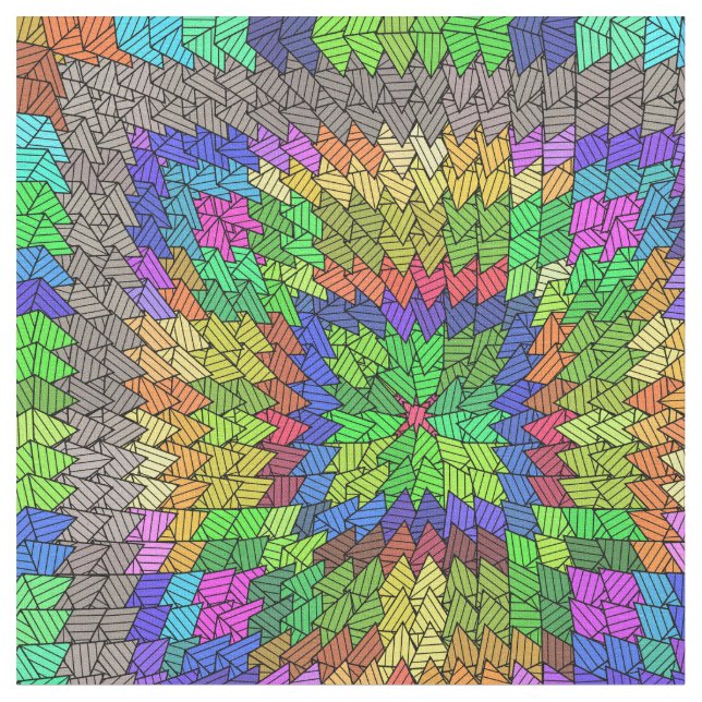 Abstract Patterns 41A Fabric (Close Up)