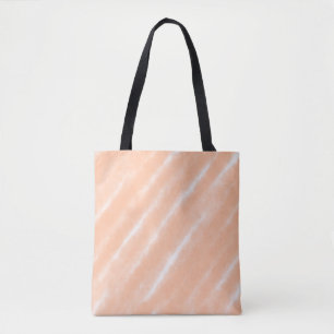Abstract Peach Fuzz Watercolor Pattern Modern Tote Bag
