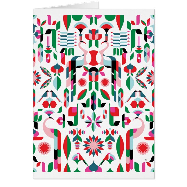 Abstract Peacock (Front)