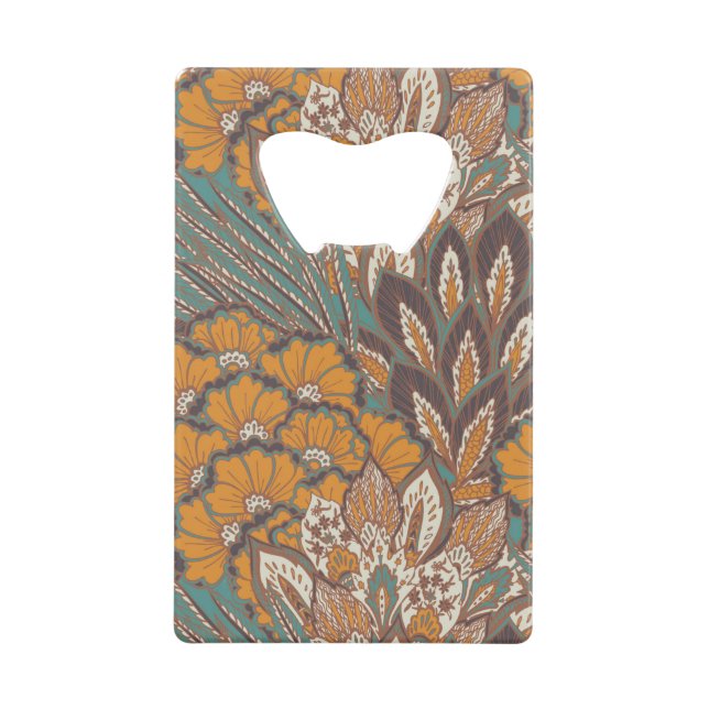 Abstract Peacock Feather Pattern (Front)