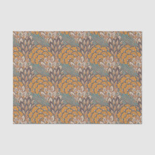 Abstract Peacock Feather Pattern Tissue Paper