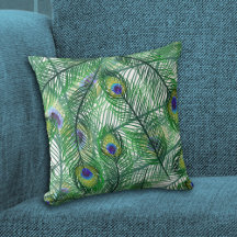 Abstract Peacock Feathers Pattern