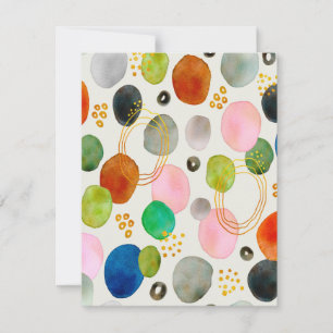 Abstract Pebble Gold Glitter Art