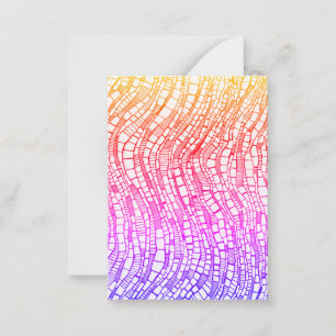 Abstract Pen & Ink Geometric Shapes Card