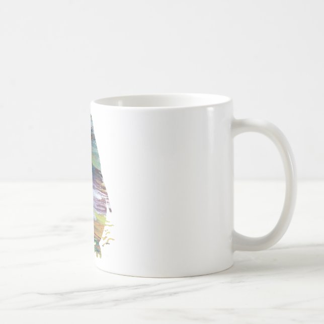 Abstract Penguin silhouette Coffee Mug (Right)