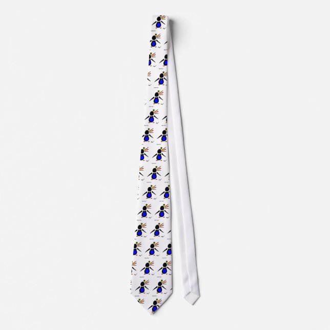 Abstract Penguin Tie (Front)
