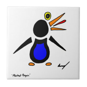 Abstract Penguin Tile