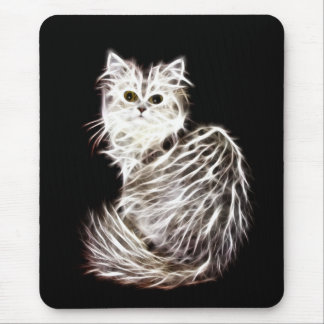 Abstract persian cat mouse mat
