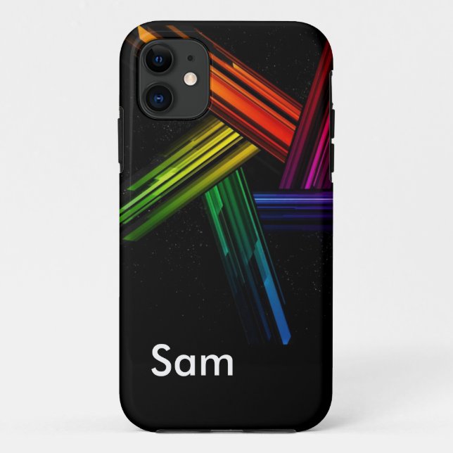 Abstract Personalised iPhone 5 Case (Back)