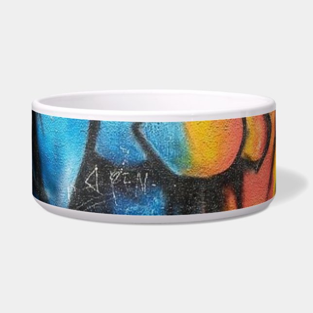 Abstract Pet Bowl (Front)
