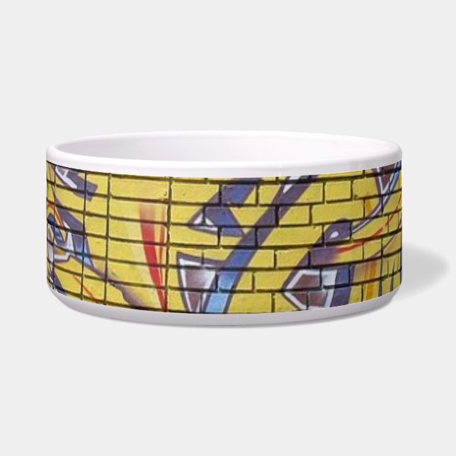 Abstract Pet Bowl (Front)