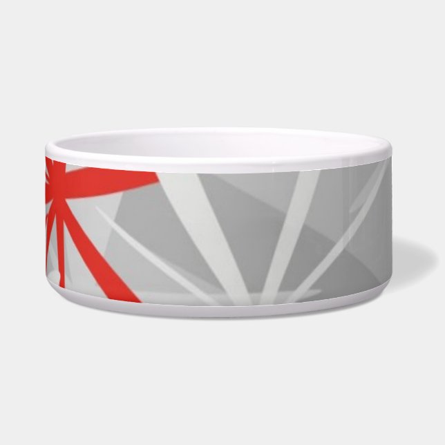 Abstract Pet Bowl (Front)
