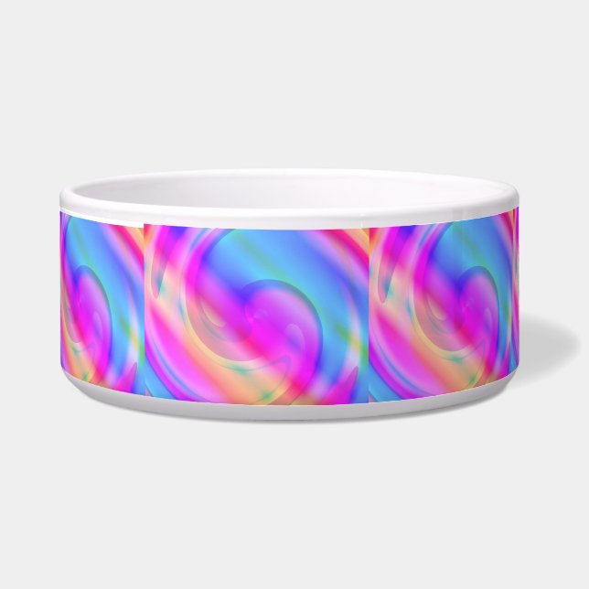Abstract Pet Bowl (Front)