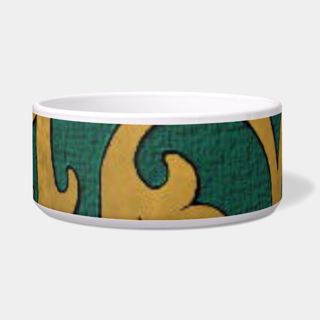 Abstract Pet Bowl (Front)