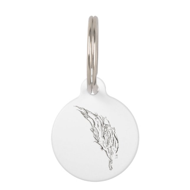 abstract pet tag (Front)