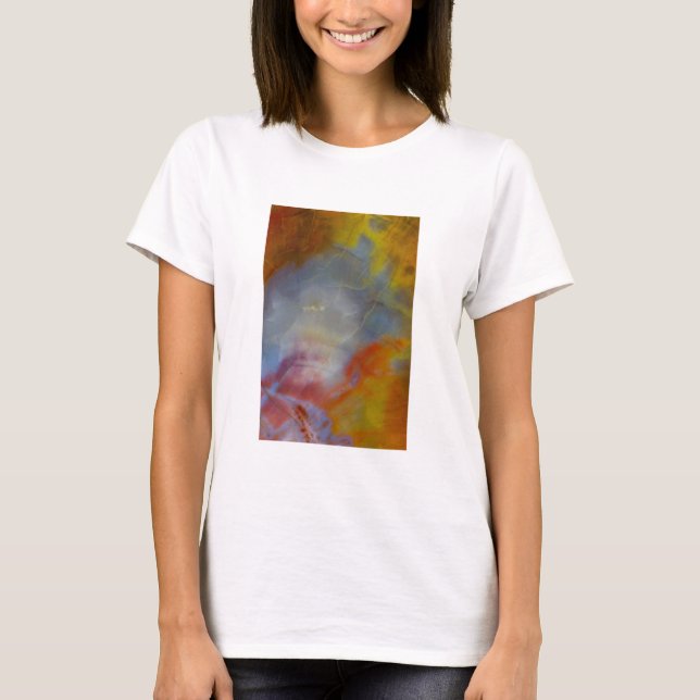 Abstract Petrified Wood close-up T-Shirt (Front)