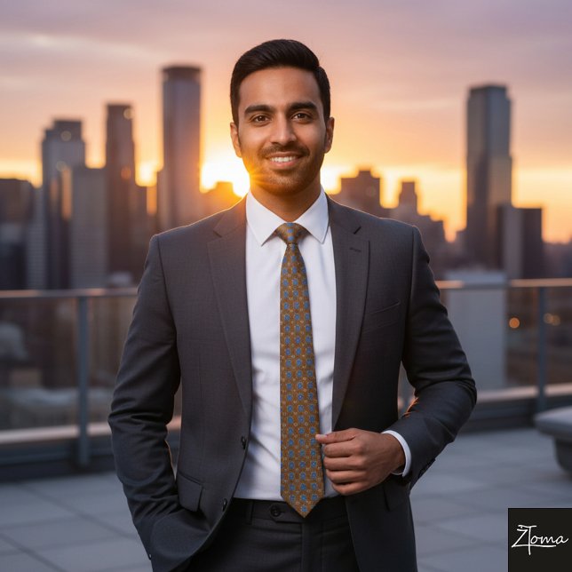 Abstract pharaonic art Neck Tie (Creator Uploaded)
