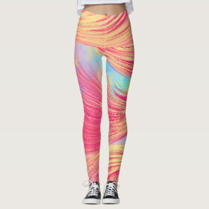 abstract Phoenix Feathers Leggings