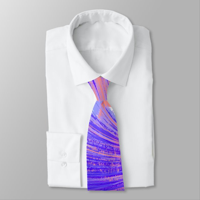 Abstract Phoenix Feathers Tie (Tied)