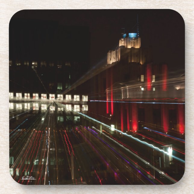 abstract photo, building coaster (Front)