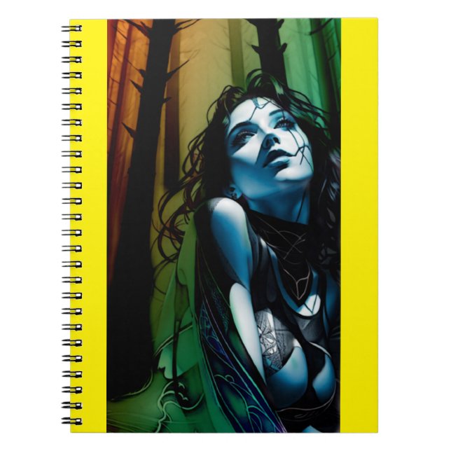 Abstract photo editing art notebook (Front)