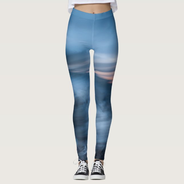 abstract photo leggings (Front)
