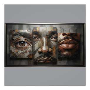 Abstract photo print