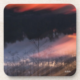 abstract photograph coaster