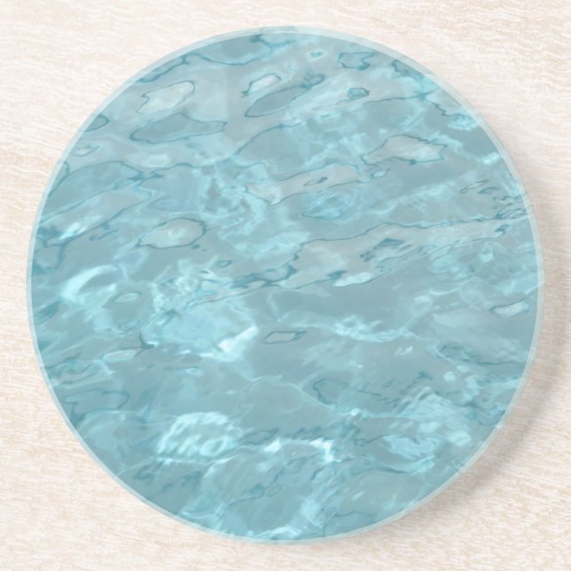 Abstract Photography Aqua Swimming Pool Water Coaster (Front)