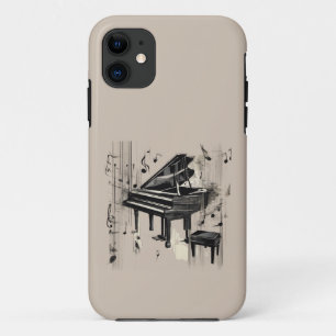 Abstract Piano Art iPhone 11 Case