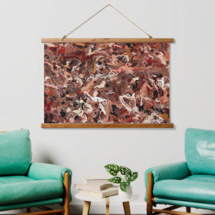 Abstract Pine Needles Hanging Tapestry